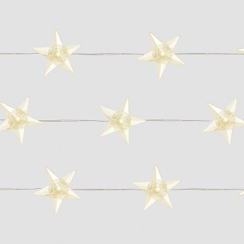 Гирлянда линейная FERON CL571 Звездочки, статичная, 1.8м USB 2700K , прозрачный шнур