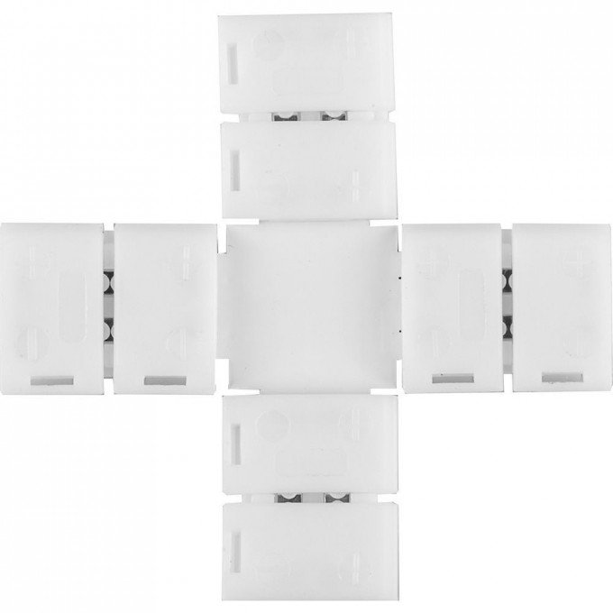 Комплект Х коннекторов с соединителем для светодиодной ленты RGB (5050/10мм),FERON LD192 23139