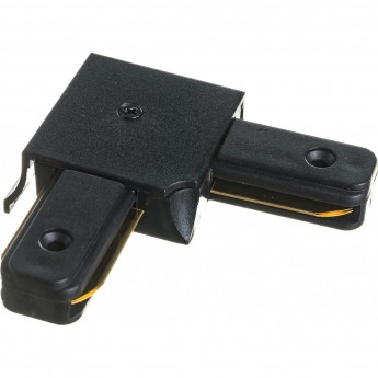 Коннектор угловой однофазный для шинопровода, черный,FERON LD1001