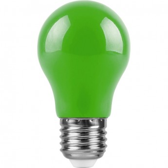 Лампа светодиодная FERON LB-375 E27 3W зеленый 25922