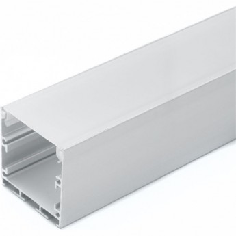 Профиль алюминиевый накладной "Линии света" с крепежами, серебро, FERON CAB256