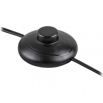 Сетевой шнур (с ножным выключателем) FERON черный, DM106