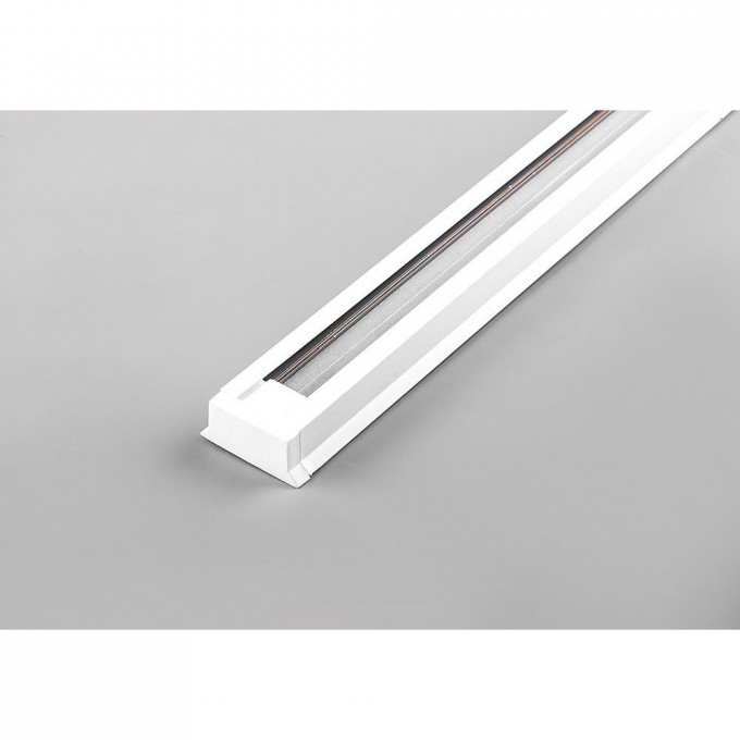 Шинопровод для трековых однофазных светильников FERON, белый, 3м, в наборе токоввод, заглушка, крепление, CAB1003 10339