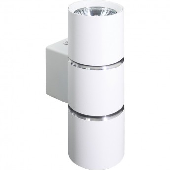 Светильник настенный FERON ML1860 ZEN MR16 35W, 230V, 2*GU10, белый, хром IP20