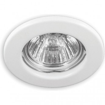 Светильник потолочный встраиваемый FERON DL10 MR16 50W G5.3 белый матовый