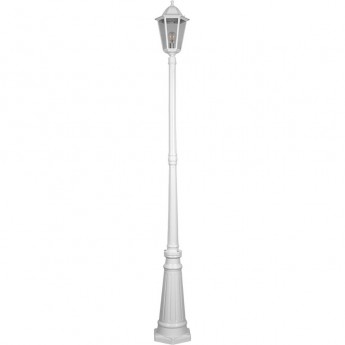 Светильник садово-парковый FERON 6211/PL6211 столб 100W E27 230V, белый