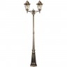 Светильник садово-парковый FERON 6214/PL6214 столб 2*100W E27 230V, черное золото 11207