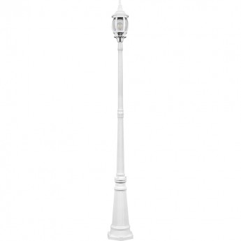 Светильник садово-парковый FERON 8111 столб 100W E27 230V, белый