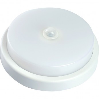 Светильник светодиодный пылевлагозащищённый с ИК-датчиком FERON AL3016 в пластиковом корпусе 12W 4000K IP65 белый