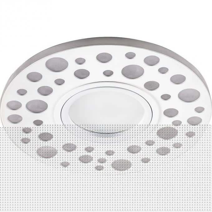 Светильник встраиваемый с LED подсветкой FERON CD989 потолочный MR16 G5.3 белый 32668