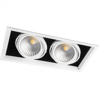 Светодиодный светильник FERON AL212 карданный 2x30W 4000K 35 градусов ,белый Светодиодный светильник FERON AL212 карданный 2x30W 4000K 35 градусов ,белый