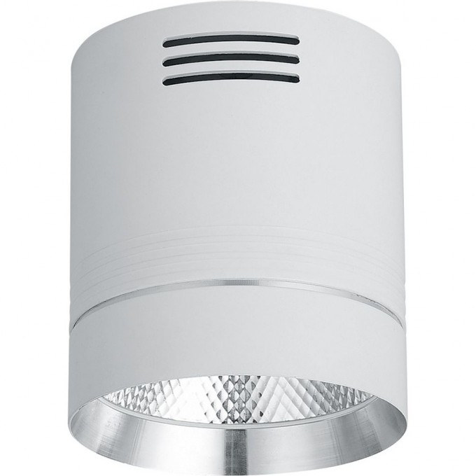 Светодиодный светильник FERON AL521 накладной 10W 4000K белый с хром кольцом 32467