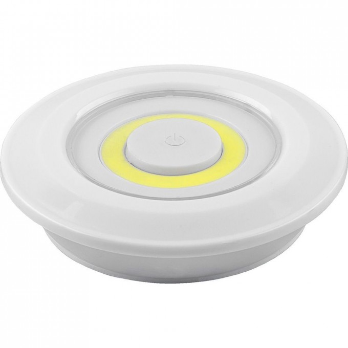 Светодиодный светильник-кнопка FERON FN1207 (3шт в блистере+пульт), 3W, белый 23378