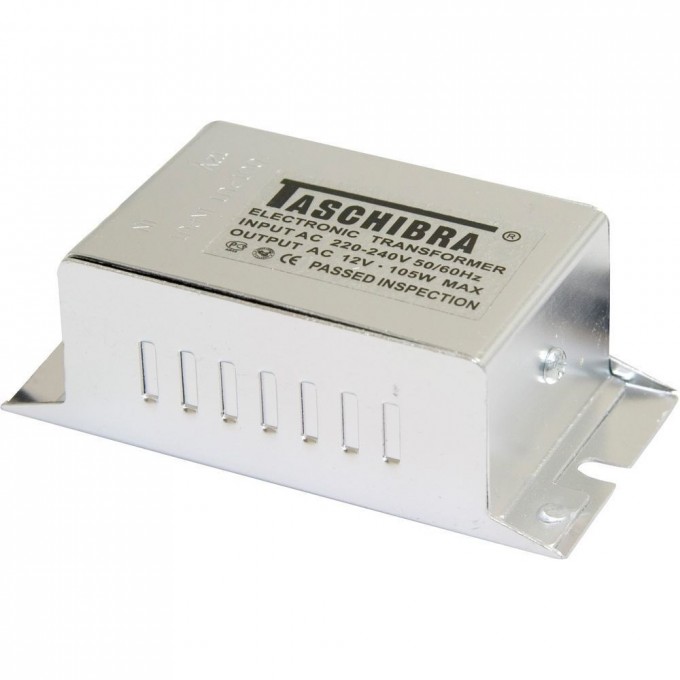 Трансформатор FERON электронный понижающий (TASCHIBRA), 230V/12V 105W, TRA25 21005